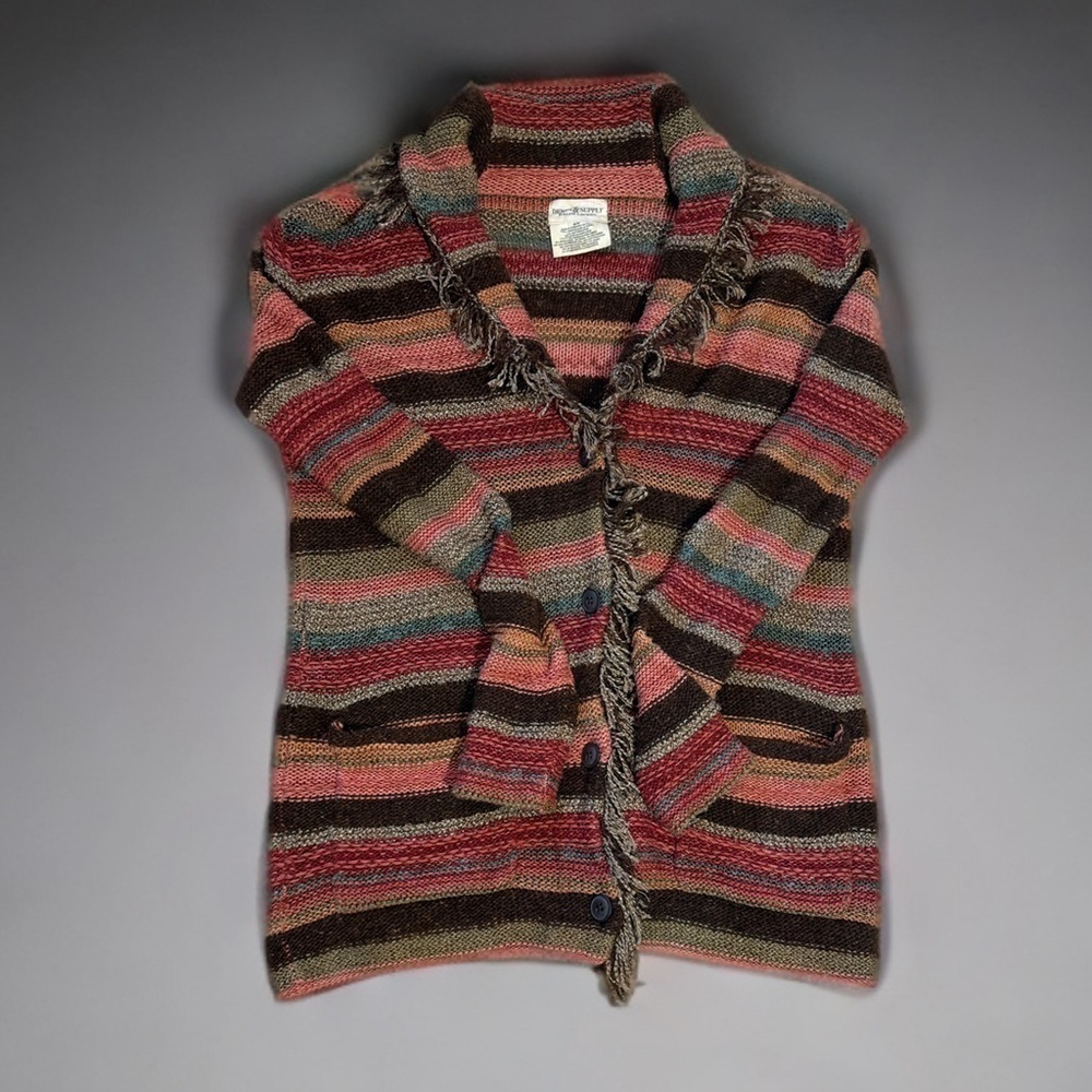 Exquisite Ralph Lauren Denim and Supply Multicolor Fringe Cardigan 💋 - Picture 5 of 11